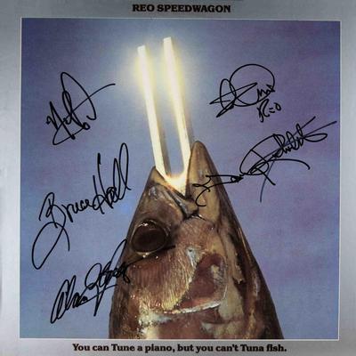 REO Speedwagon signed 1974 album