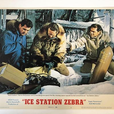 Ice Station Zebra original 1969 vintage lobby card