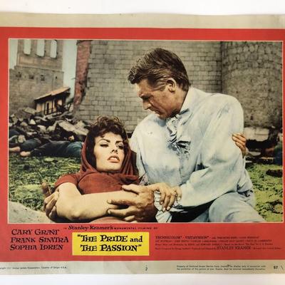 The Pride and the Passion original 1957 vintage lobby card