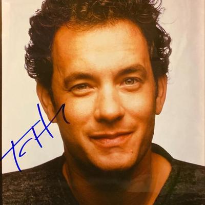Bigs Tom Hanks Signed Photo. GFA Authenticated
