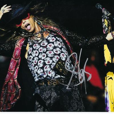 Steven Tyler signed photo. GFA Authenticated