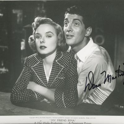 Dean Martin signed movie photo. GFA Authenticated