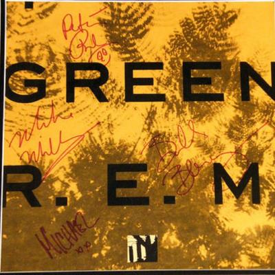 Framed R.E.M. signed album