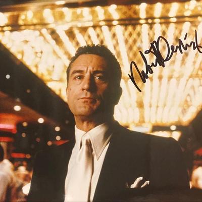 Casino Robert De Niro Signed Movie Photo. GFA Authenticated