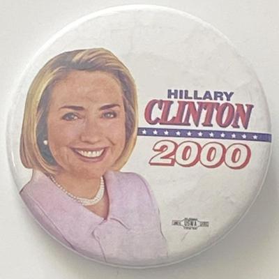 Hilary Clinton 2000 Campaign pin