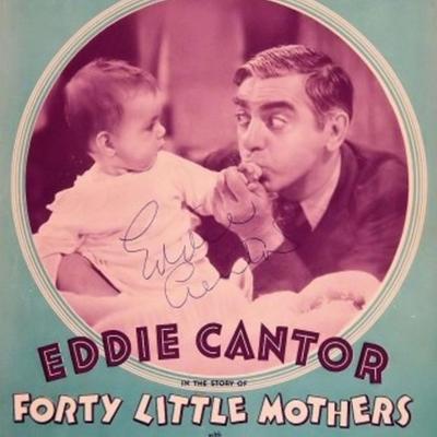 Eddie Cantor signed sheet music