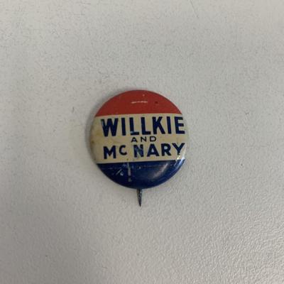 Willkie and McNary pin