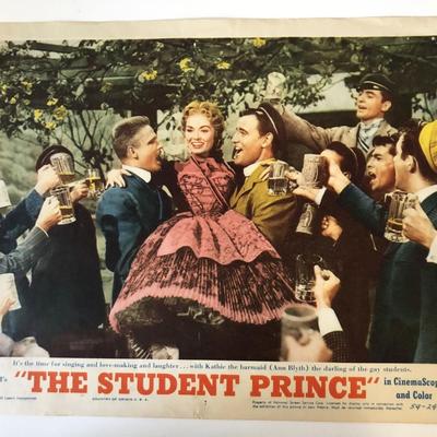The Student Prince original 1954 vintage lobby card