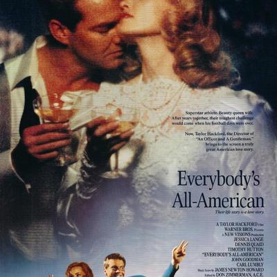 Everybody's All-American 1988 original vintage movie poster