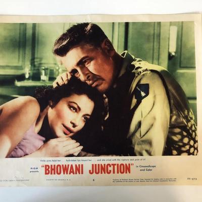 Bhowani Junction original 1955 vintage lobby card