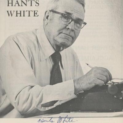 Hants White signed booklet
