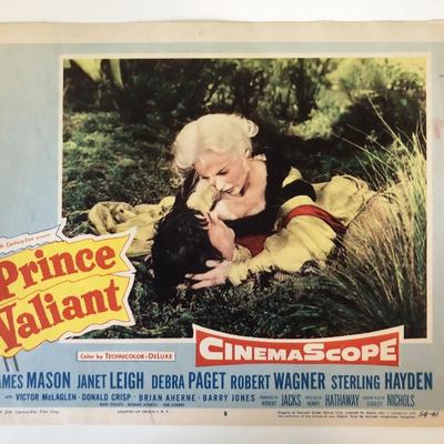 Prince Valiant  original 1954 vintage lobby card