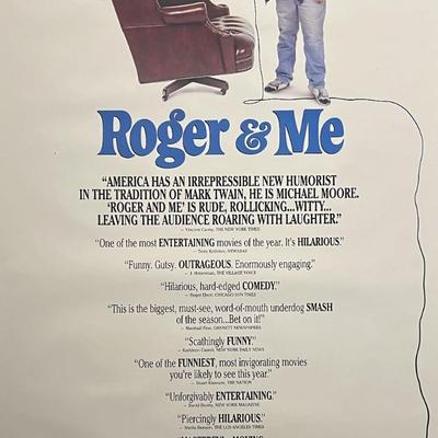 Roger & Me 1989 original movie poster