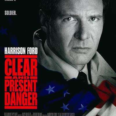 Clear and Present Danger 1994 original one sheet movie poster