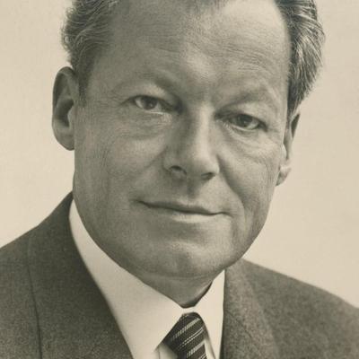 Willy Brandt signed photo