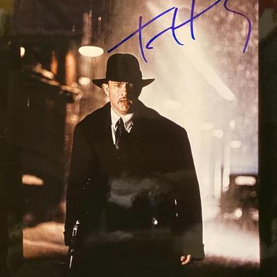 Road to Perdition Tom Hanks Signed Movie Photo. GFA Authenticated