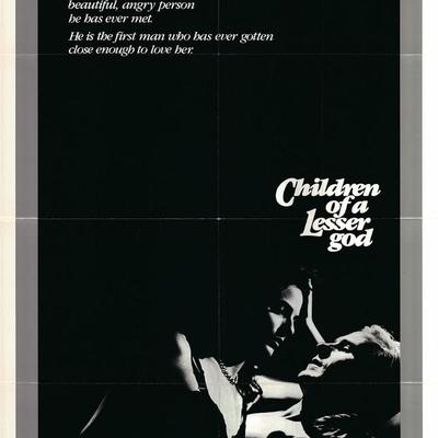 Children of Lesser God Original 1986 Vintage One Sheet Poster