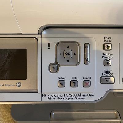 HP Photosmart C7250 All-in-One Printer, Fax, Scanner, Copier w/ power adapter