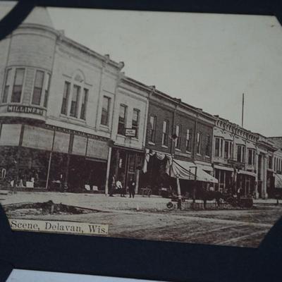 VINTAGE POSTCARD ALBUM OF OVER 300 CARDS. ALL HOLIDAYS/ WISC TOWNS/ DEPOTS /PHOTO CARDS