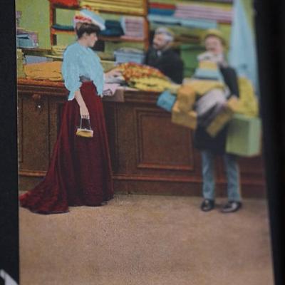 VINTAGE POST CARD ALBUM OF OVER 200 CARDS HOLIDAY/ PHOTO ALL ANTIQUE