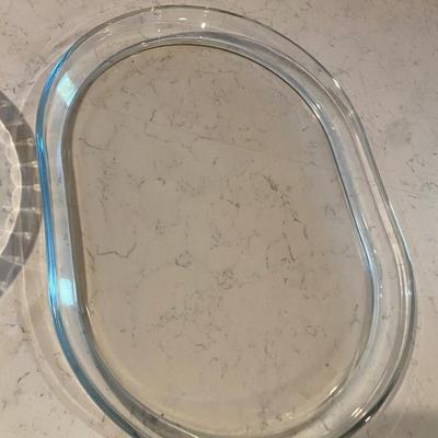 Glass pan and carry lot