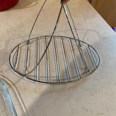 Glass pan and carry lot