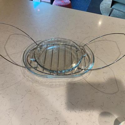 Glass pan and carry lot
