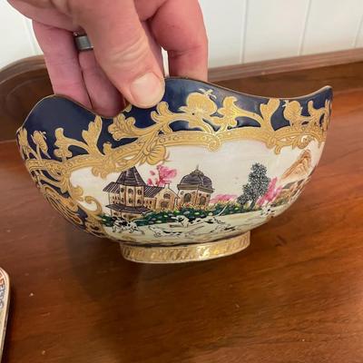 Antique Qing Dynasty Era Bowl and Dish