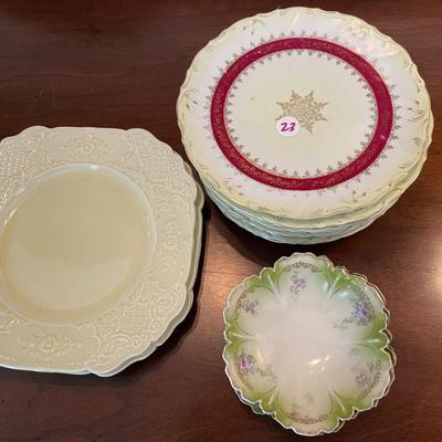 Assorted China Dishes Set