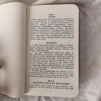 Colorado and Southern Railway union agreement 1948
