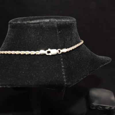 925 Sterling Rope Chain 20