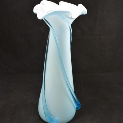 Vintage Empoli Cristalleria Fratelli Betti/Alrose Art Glass Vase