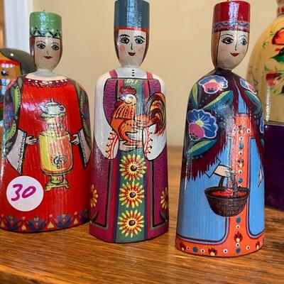 Assorted Matryoshkas/Russian Nesting Dolls Lot