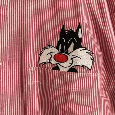 WARNER BROS ~ Acme Clothing ~ Mens XL Tweety & Silvester