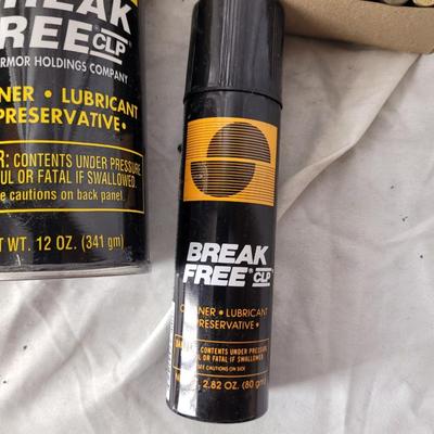 357 brass and 2 cans of break free