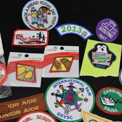 Lot of Assorted Girl Scout Patches