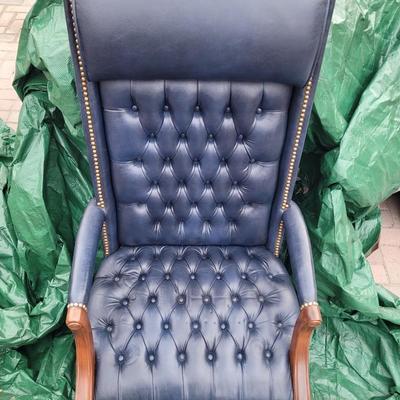 Hickory Leather Company executive chair. 1930s??