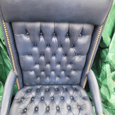 Hickory Leather Company executive chair. 1930s??
