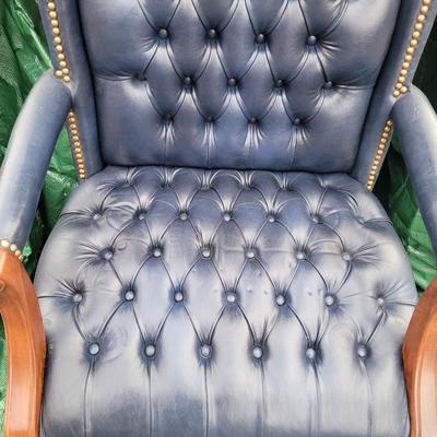 Hickory Leather Company executive chair. 1930s??