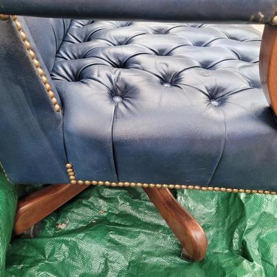 Hickory Leather Company executive chair. 1930s??