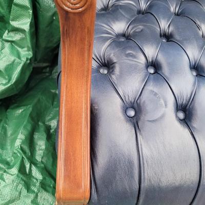 Hickory Leather Company executive chair. 1930s??