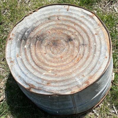 Antique Galvanized Tub