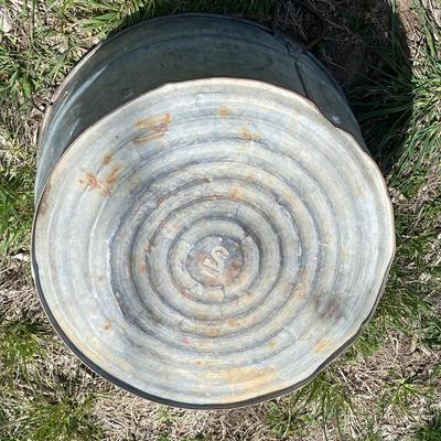 Vintage Galvanized Tub