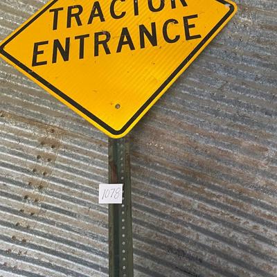 Tractor Entrance Sign