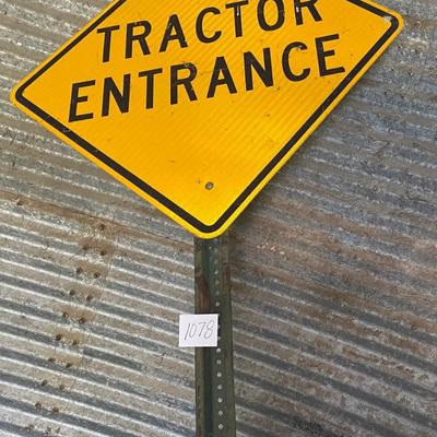 Tractor Entrance Sign