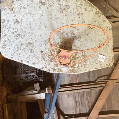 Basketball Goal on Pole No Bottom