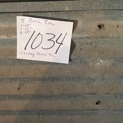 8-Used Strong Barn Tin