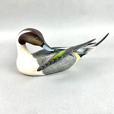LR115 Handcarved Pintail Decoy by C.W. Waterfield 1989