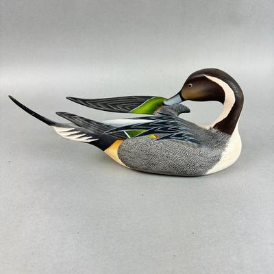 LR115 Handcarved Pintail Decoy by C.W. Waterfield 1989