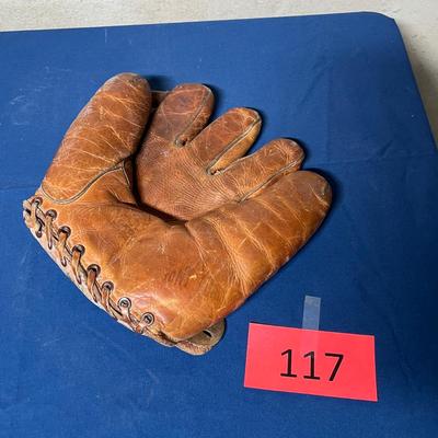 Antique catcher's glove